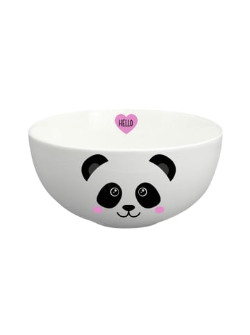 Geda Labels Müslischale Panda Gesicht in Weiß - 550 ml