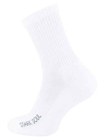 Stark Soul® Sportsocken 6 Paar, mit FROTTEESOHLE in weiss