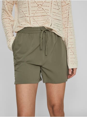 Vila Kurze Stoff Shorts Bermuda Hot Pants in Olive