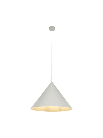 Licht-Erlebnisse Pendelleuchte Ø 50 x (T)170 cm in Beige