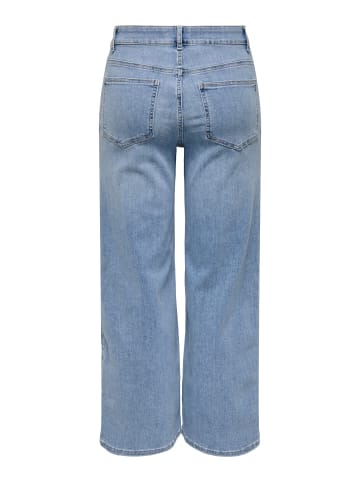 ONLY Jeans mit weitem Bein in Light Blue Denim