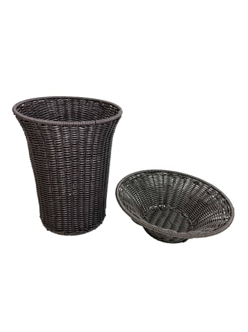 kobolo 2tlg. Set Aufbewahrungskorb DISPLAY25 in Braun