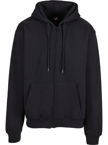 DEF DEF Zip-Kapuzenpullover in jet black