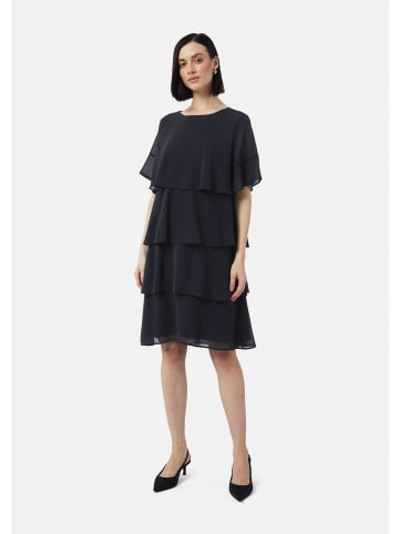 comma Kleid kurz in Blau