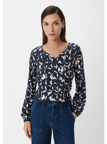 comma CI Bluse langarm in Blau