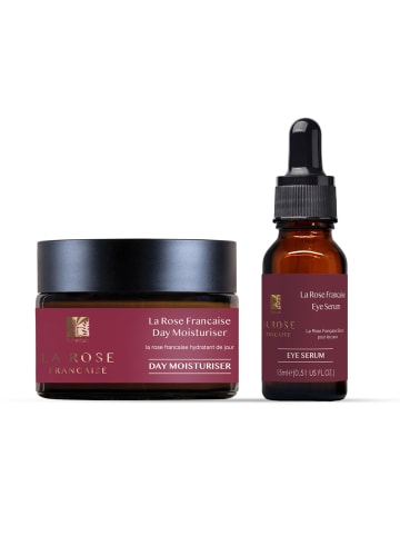 Dr. Botanicals 3-tlg. Set: „La Rose Française“ Tages- & Nachtcreme & Augenserum