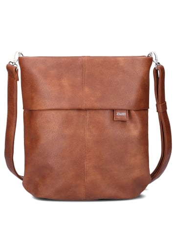 Zwei Mademoiselle M12 - Schultertasche 32 cm in cognac