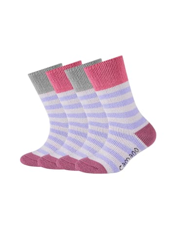 camano Socken 4er Pack warm & cozy in rose wine