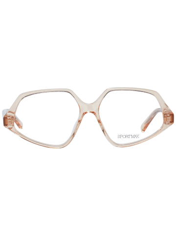 Sportmax Frauen Optische Fassungen Trapezförmig Orange