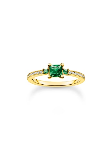 Thomas Sabo Ring in gold, weiß, grün