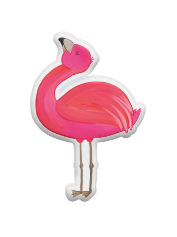 Mr. & Mrs. Panda kuschelkissen tier Flamingo Stolz ohne Spruch in Weiß