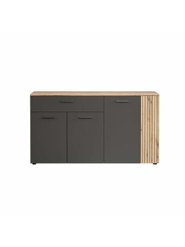 ebuy24 Sideboard Esteban Grau 150 x 42 cm