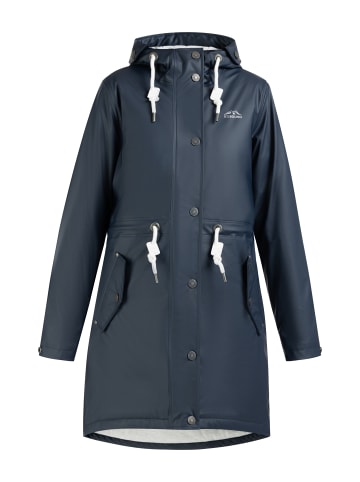 ICEBOUND Damen Wattierter Regenmantel in Marine