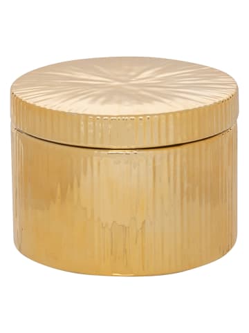 Atmosphera Créateur d'intérieur Keramikdose mit Deckel in gold