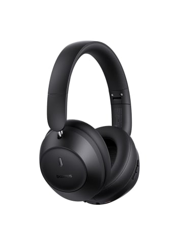 Baseus Wireless Kopfhörer in Schwarz Bluetooth 5.3 On-Ear Funkkopfhörer in Schwarz