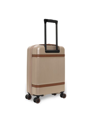 The Chesterfield Brand Zuna 4 Rollen Kabinentrolley S 55 cm Laptopfach in champagne