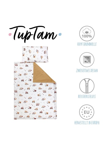 TupTam Kinder Bettwäsche 2-Teilig in beige Modell 2