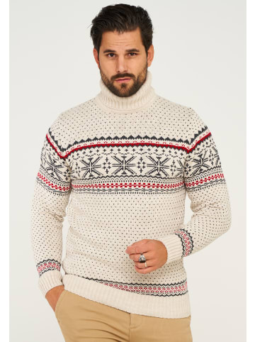 behype Strickpullover - BHSALCHA in Beige