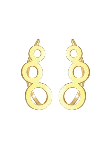 Elli Ohrringe 925 Sterling Silber Kreis in Gold