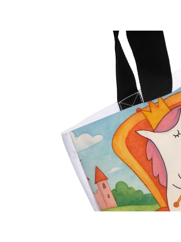 Mr. & Mrs. Panda Tasche Einhorn Prinzessin Design ohne Spruch in Weiß