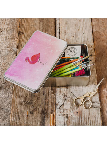 Mr. & Mrs. Panda Dose Flamingo Classic ohne Spruch in Aquarell Pink