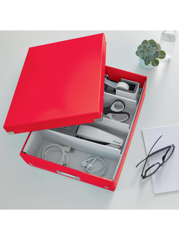 Leitz Organisationsbox Click & Store mittel rot