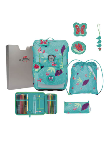 DerDieDas DerDieDas ErgoFlex Easy Butterfly Garden Schulranzenset 5-teilig