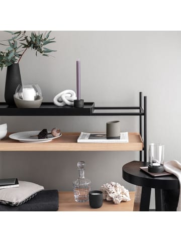 Villeroy & Boch 6er Set Kerzenhalter Manufacture Rock Home in ø 6,3 cm in schwarz