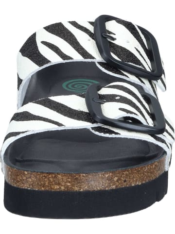 Dr. BRINKMANN Klassische Pantoletten in zebra