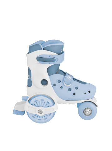 GLOBBER LEARNING SKATES verstellbare Rollschuhe in blau, Gr. 26-29