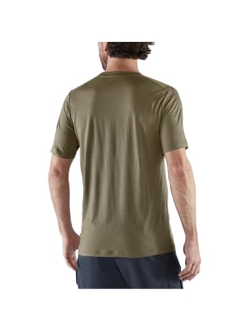 FJÄLLRÄVEN T-Shirt Abisko Wool in Oliv