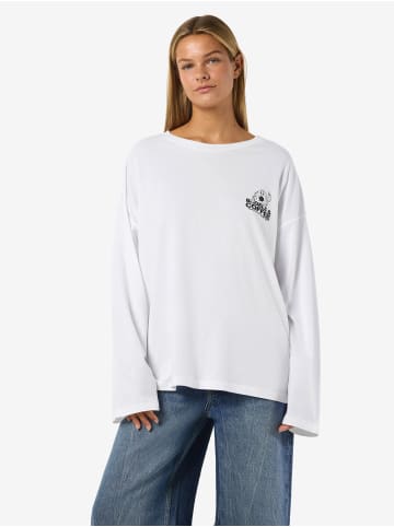 Noisy may Langarmshirt in Bright White 1
