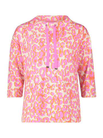 Betty Barclay Sweatshirt mit Kragen in Pink/Orange