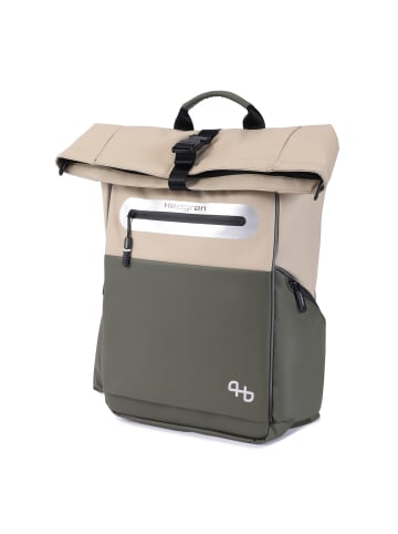 Hedgren Commute Bike Chain Fahrradrucksack RFID Schutz 53 cm beige-olive