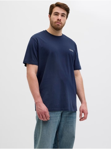 JACK & JONES PLUS T-shirt in Navy Blazer