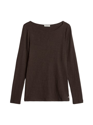 Marc O'Polo U-Boot-Longsleeve regular in Black Cherry
