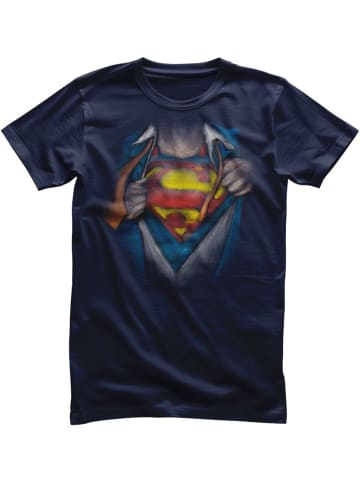Superman T-Shirt "Superman Suit T-Shirt" in Blau
