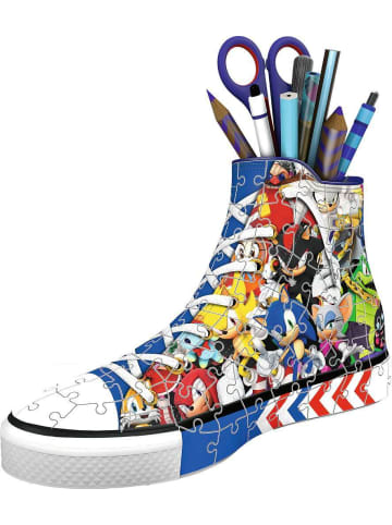 Ravensburger Ravensburger Puzzle 108 Teile Konstruktionsspiel Sneaker Sonic the Hedgehog in bunt