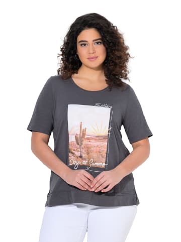 Ulla Popken Shirt in graphitgrau