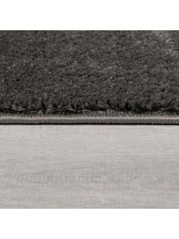 KADIMA DESIGN Samtweicher Teppich aus 100% recyceltem Material in Anthrazit