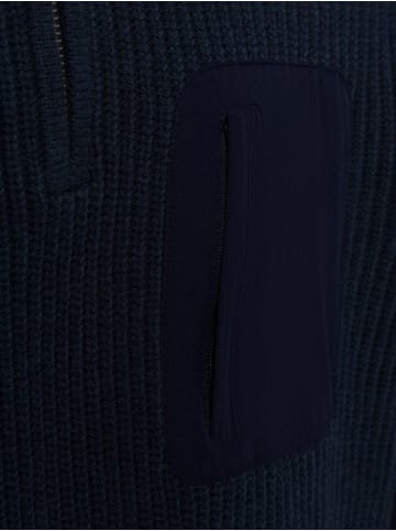 Nils Sundström Strickpullover in marine - 0001