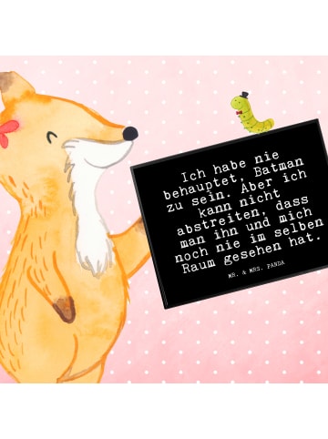 Mr. & Mrs. Panda Schreibunterlage Ich habe nie behauptet,... mit... in Schwarz