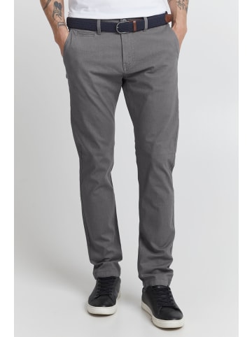 INDICODE Chinohose IDFigus 60278MM modische Chinohose mit gürtel in hellgrau