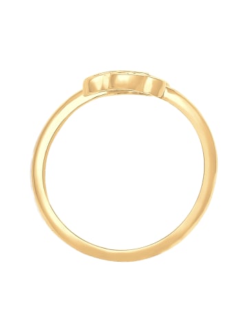 Nenalina Ring 925 Sterling Silber Herz, Pfote in Gold