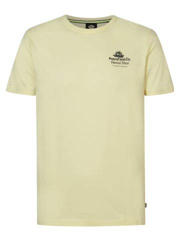 Petrol Industries T-Shirt mit Aufdruck Radient in Gelb