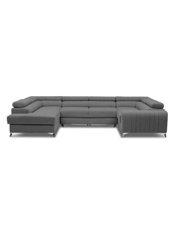 MF Design Luisa Recamiere Links in Charcoal -  (L) 202 x (B) 347 x (H) 92 cm