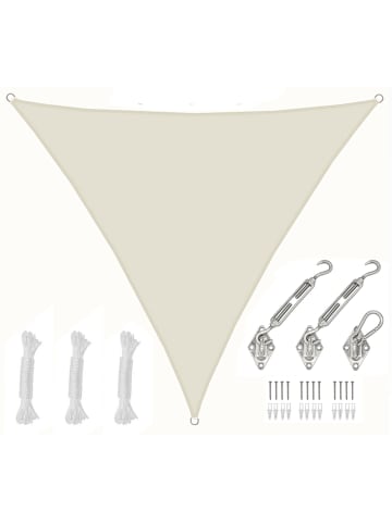 AMANKA Sonnensegel Palm Springs 400 x 400 cm in beige