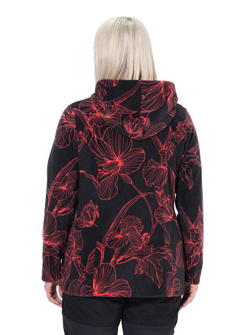 Ulla Popken Sweatjacke in schwarz