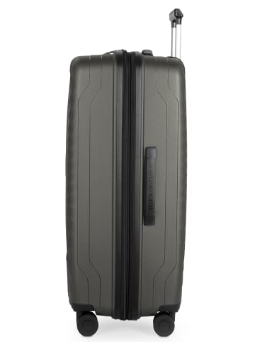 Hauptstadtkoffer Kotti - Großer Koffer Trolley recycling PP nachhaltig TSA in Titan