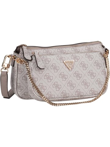 Guess Umhängetasche Noelle II Double Pouch CB Logo in Dark Taupe Logo